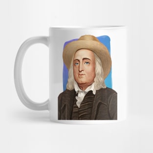 English Philosopher Jeremy Bentham illustration Mug